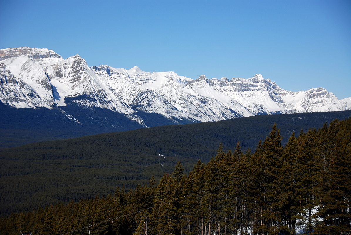 29 Mount Daly, Waputik Peak, Pulpit Peak From Lake Louise Ski Area